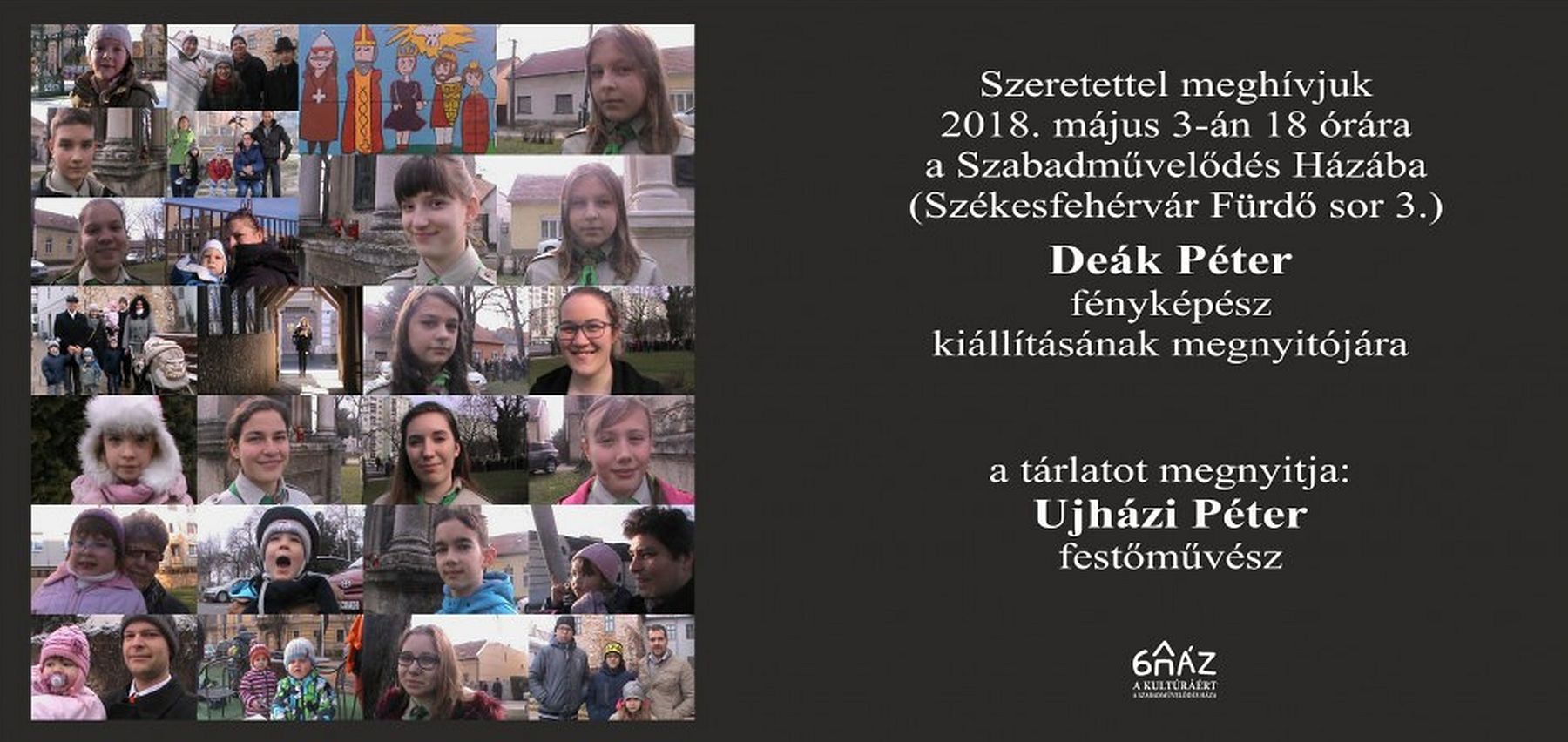 Deák Péter fényképeinek kiállítása A Szabadművelődés Házában